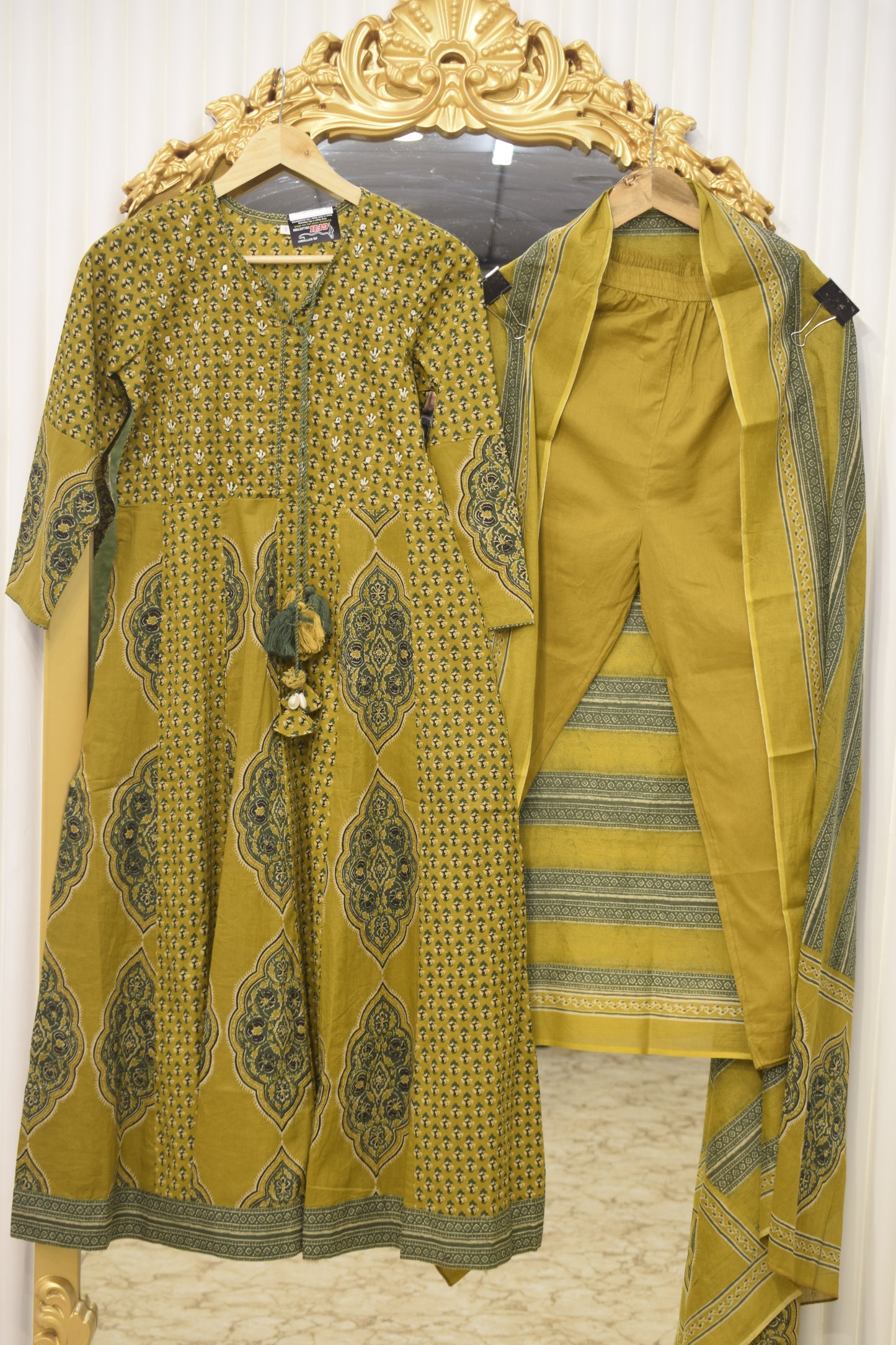 ✨ New Arrival – Cotton Anarkali 3-Piece Set ✨