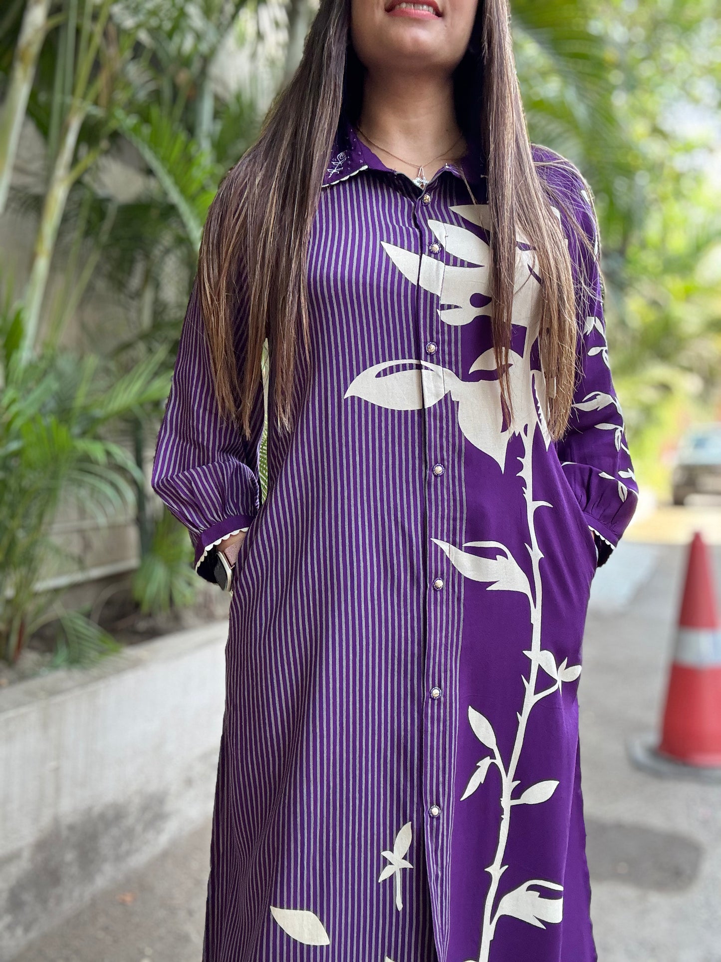 Premium Viscose German Rayon Long Co-ord Set | C-Cut Pattern & Plazo Pants"