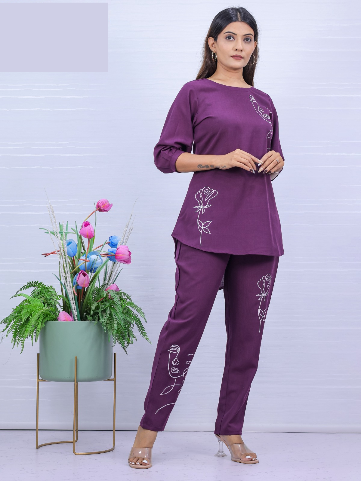 Handloom Cotton 2pc Suit