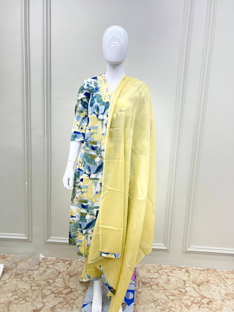 Pure Cotton Digital Print 3pc Set