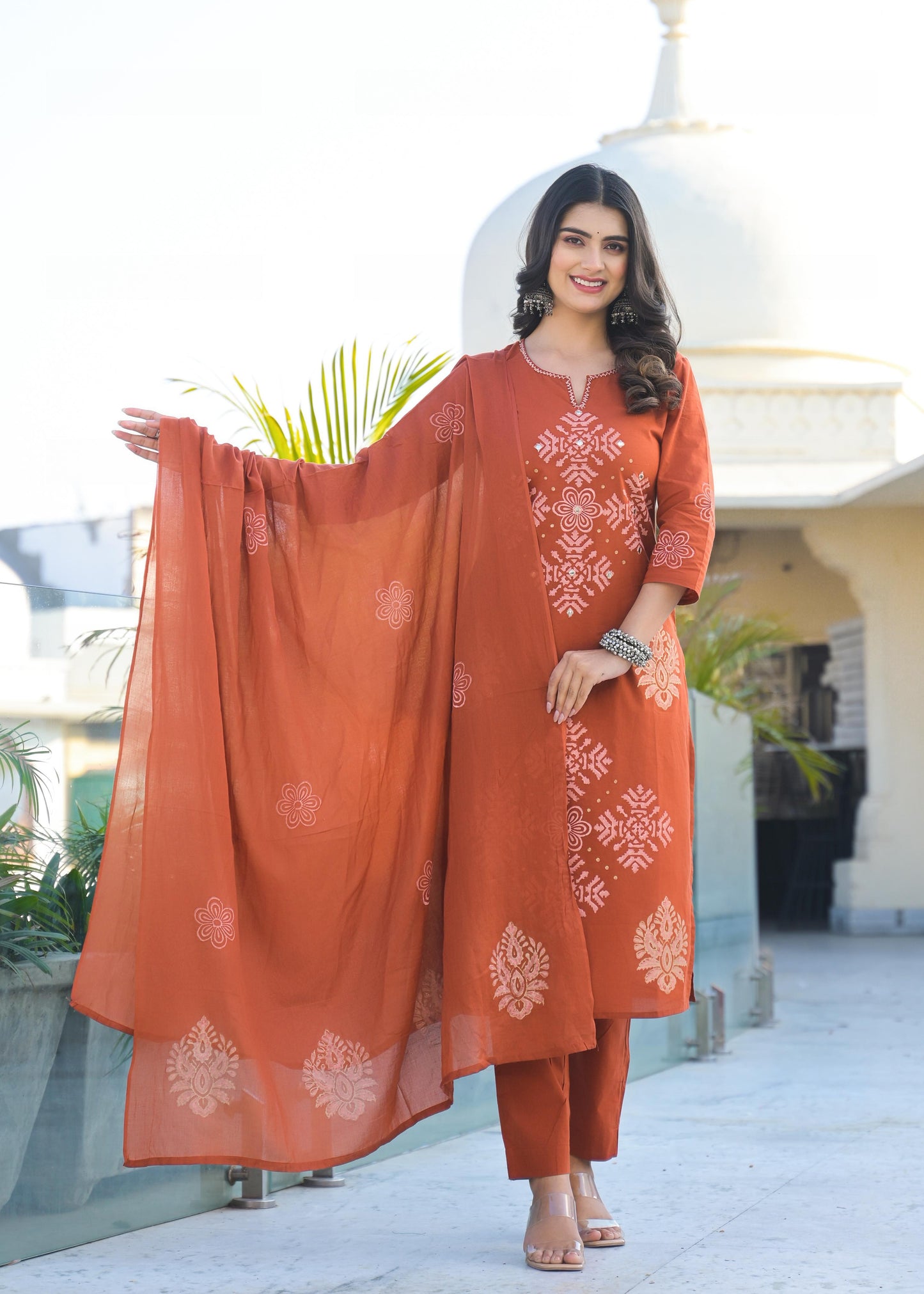 Jaipuri Cotton 3pc Suit
