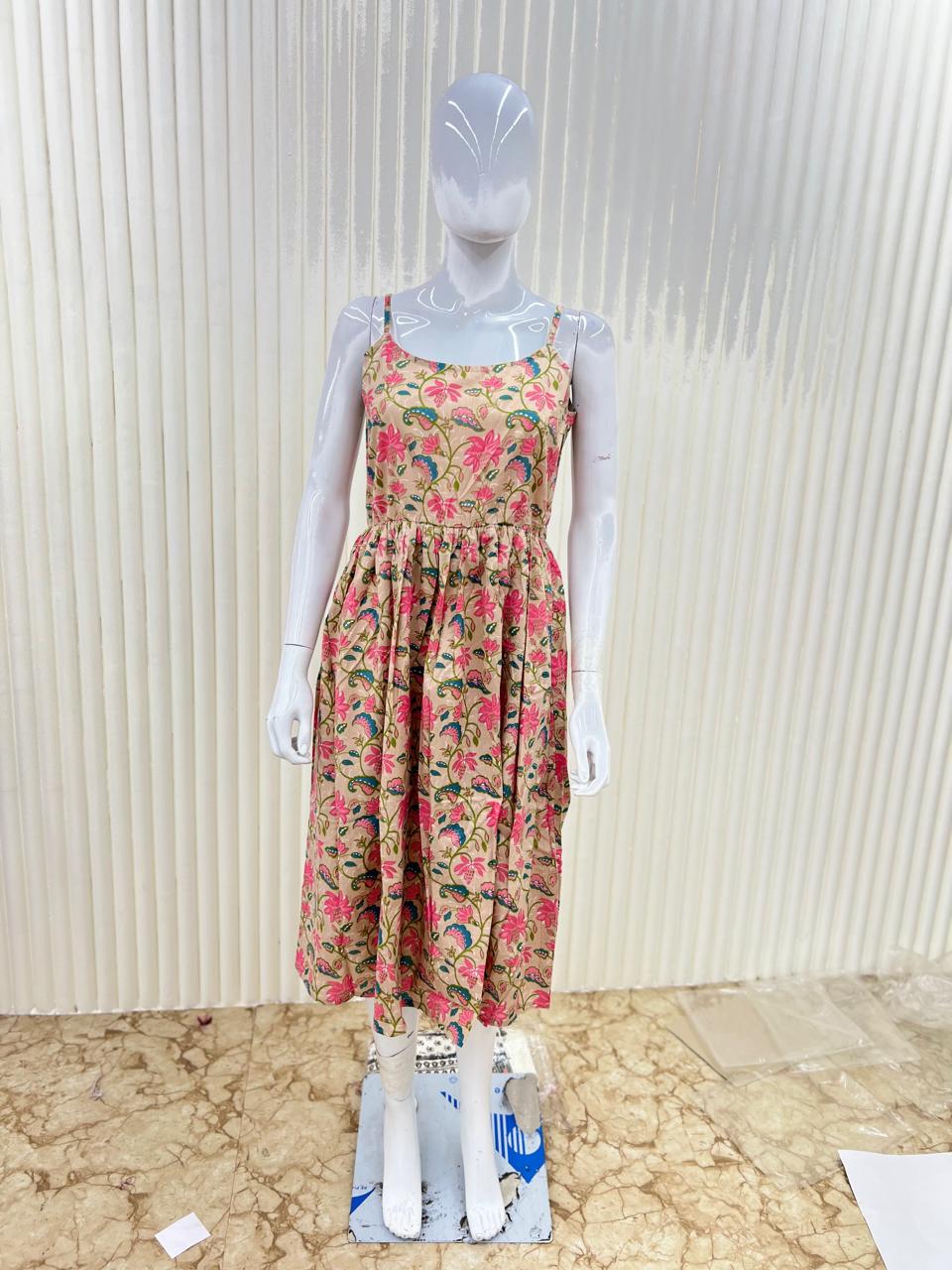 Cotton Beige Midi