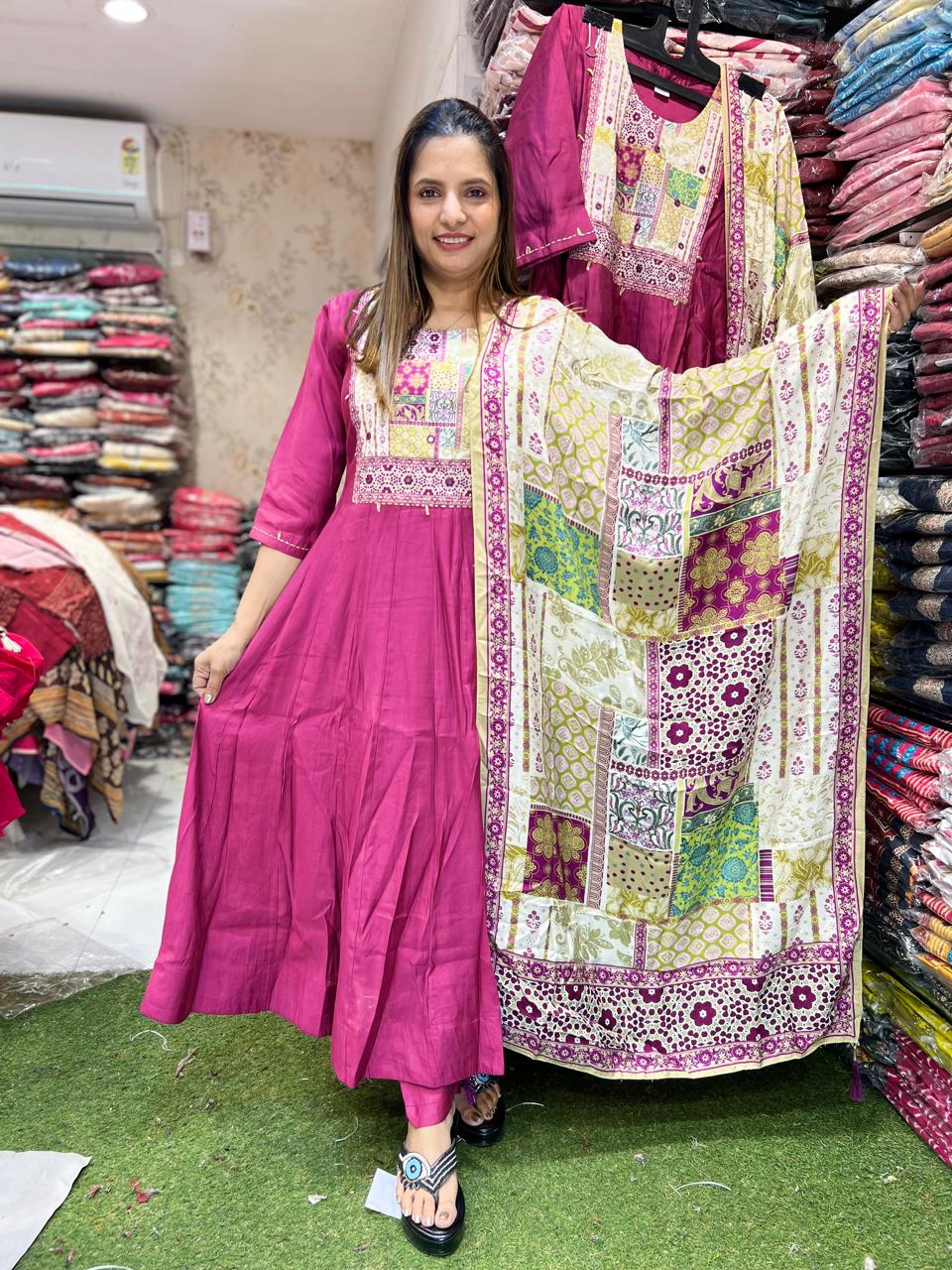 Cotton Silk Pink 3pc Set