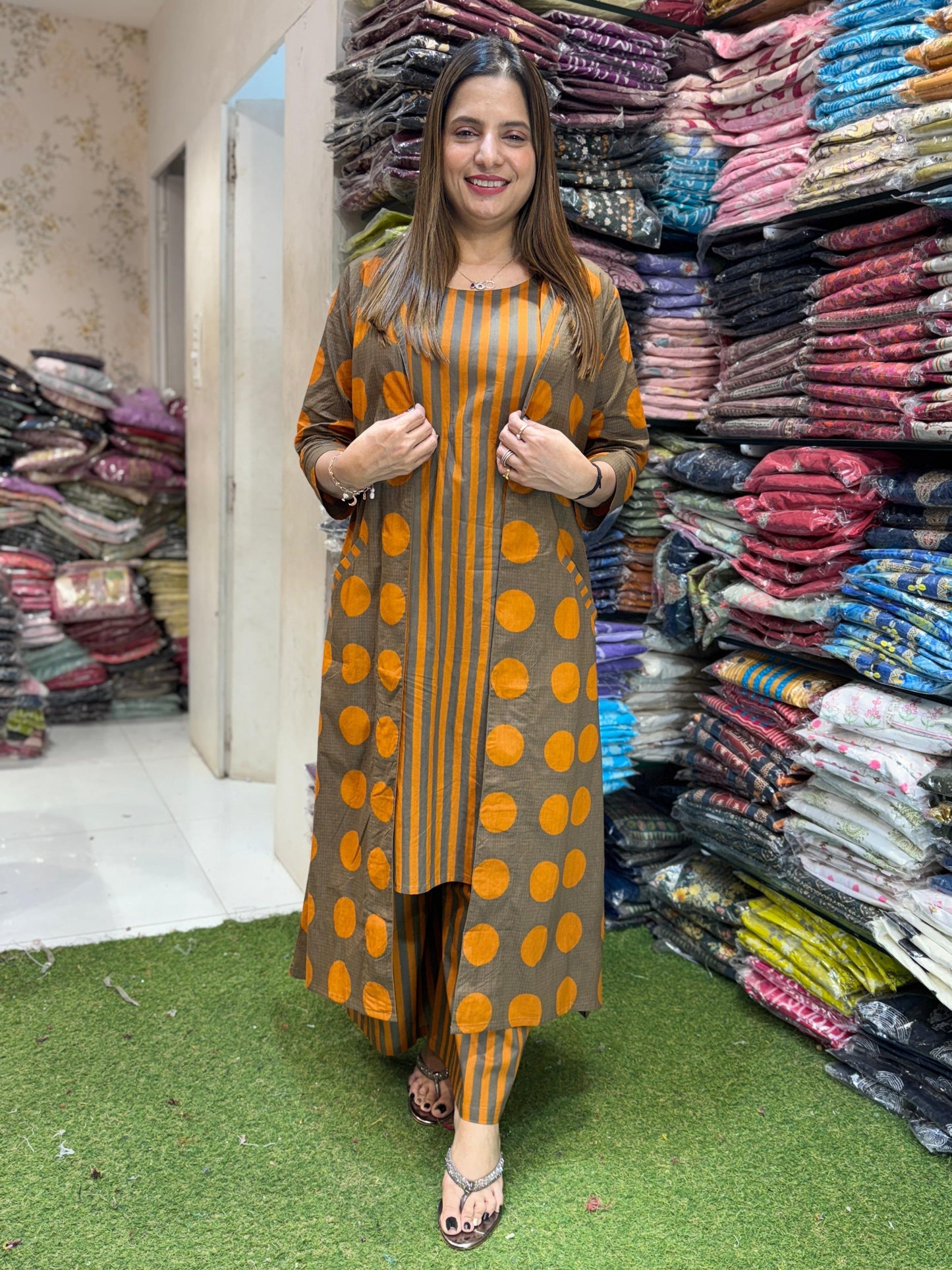 Cotton Orange 3pc Set