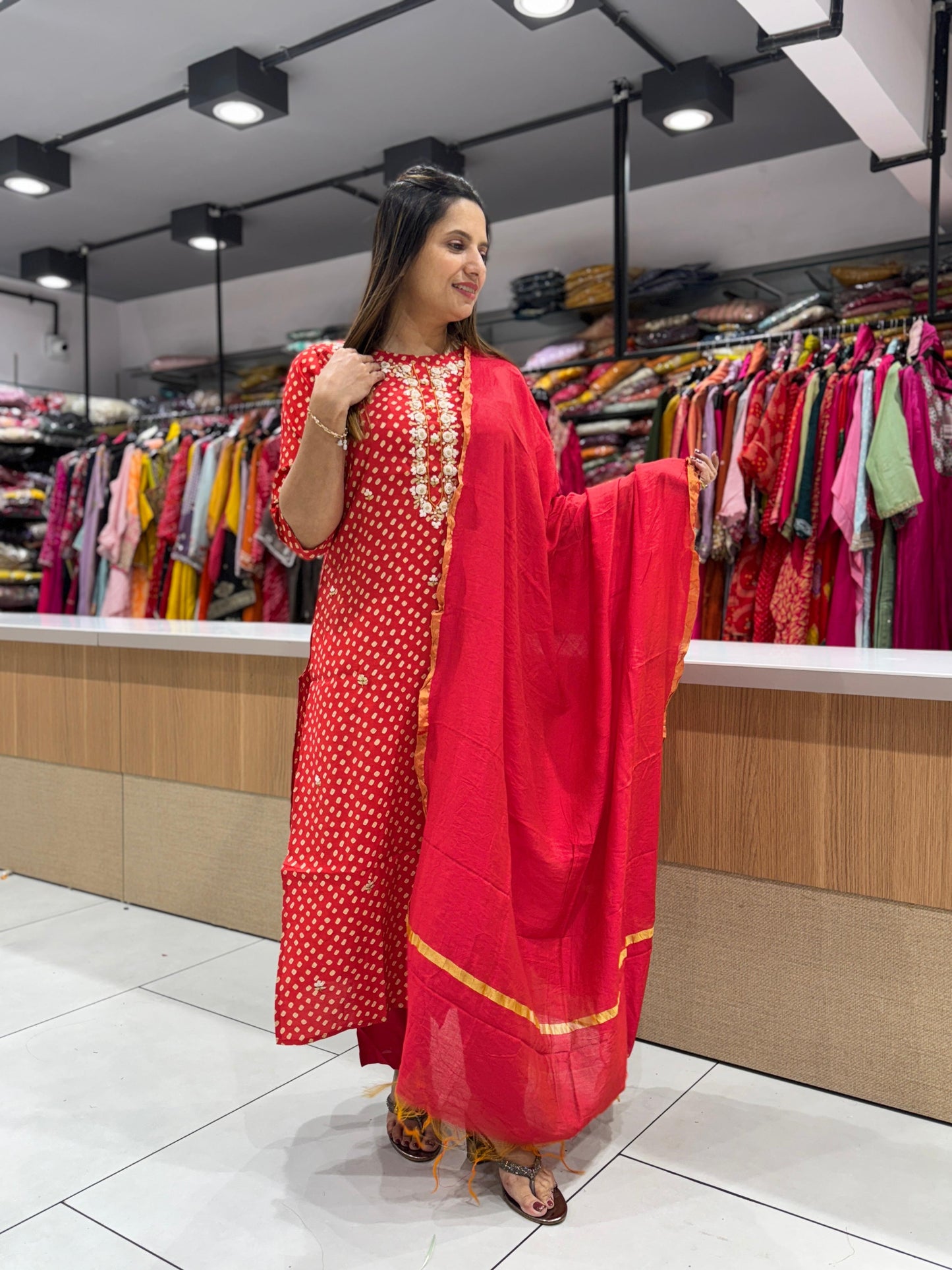 Modal Silk Red 3pc Set