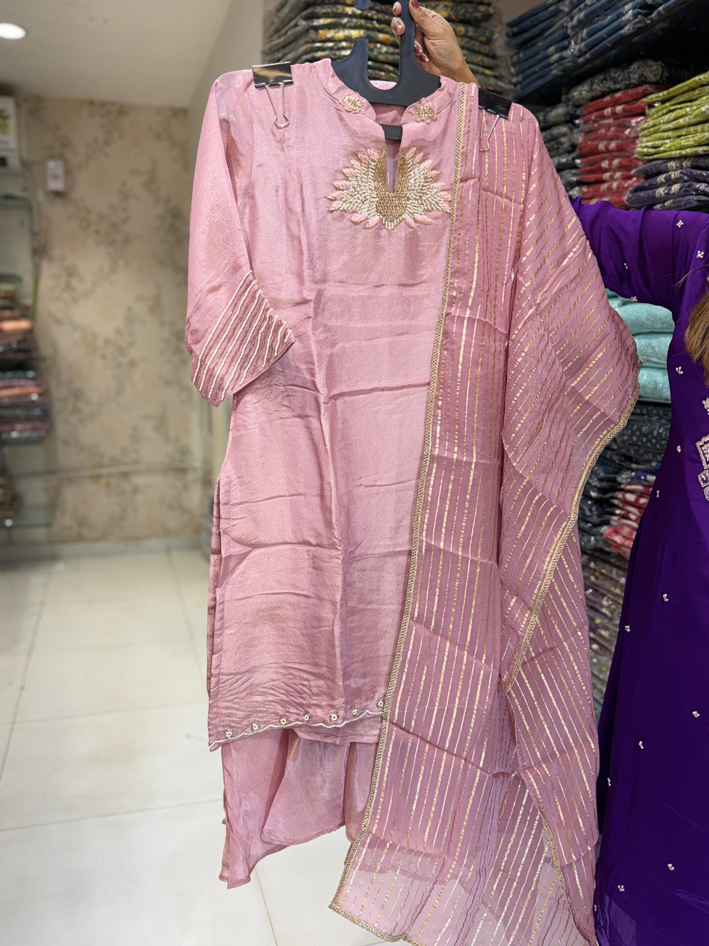 Simmer Tissue Pink 3pc Set