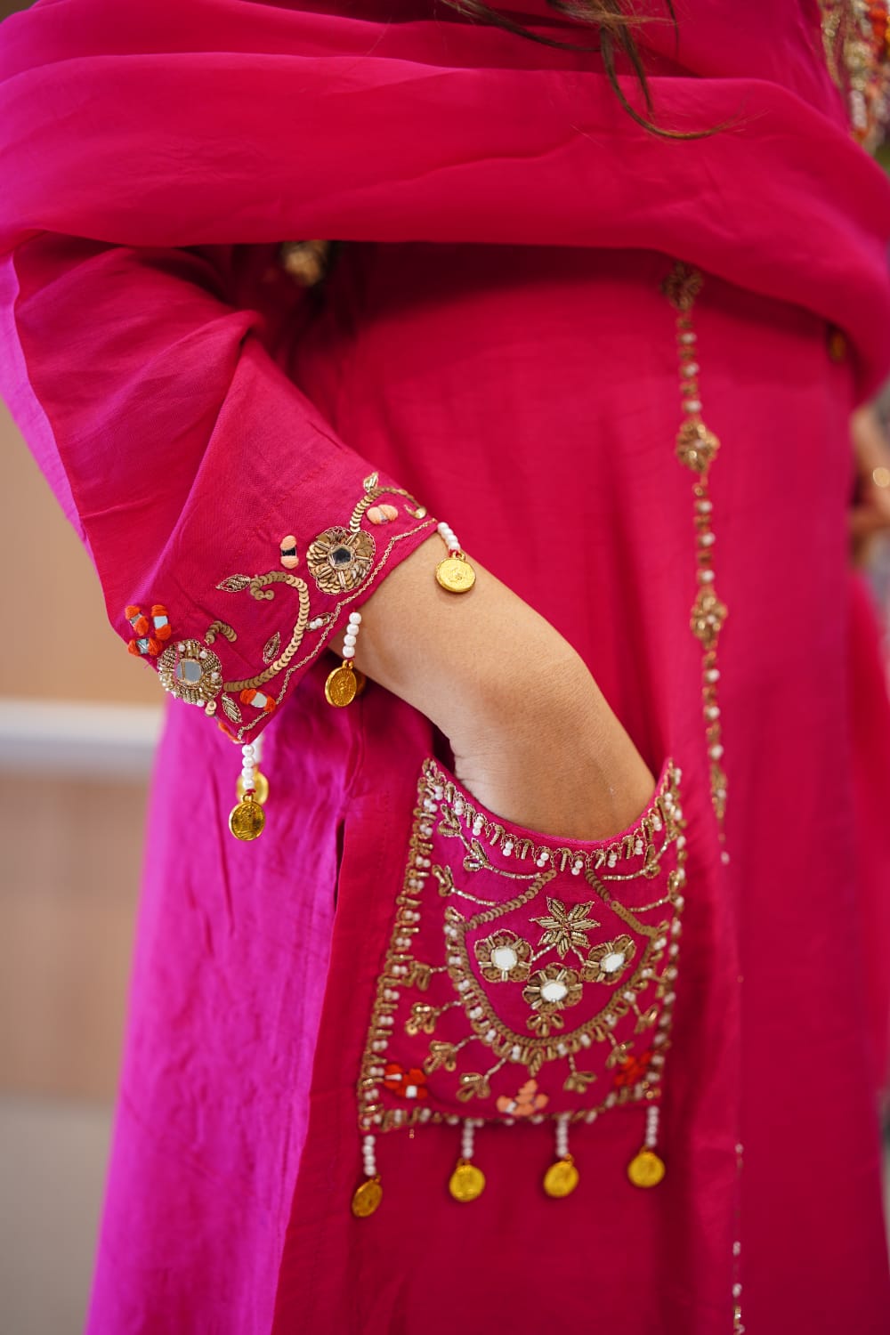 Dola Silk Pink 3pc Set