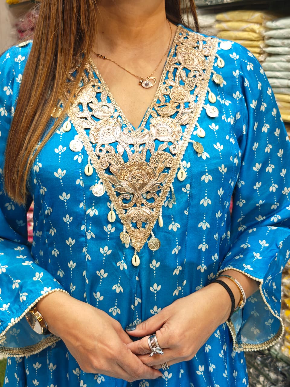 Muslin Blue 2pc Set