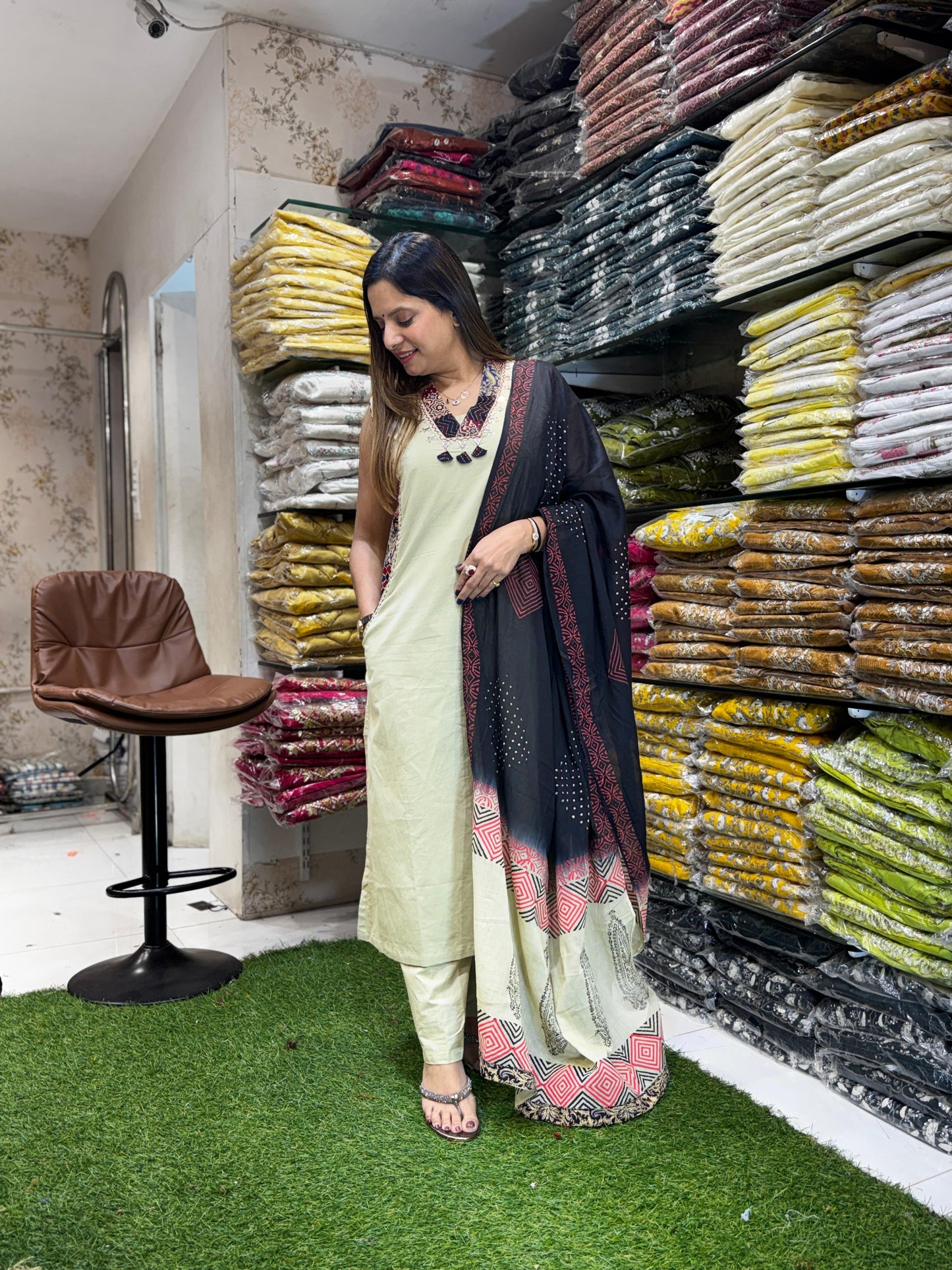 Sluv Cotton Dusty Off White 3pc Set