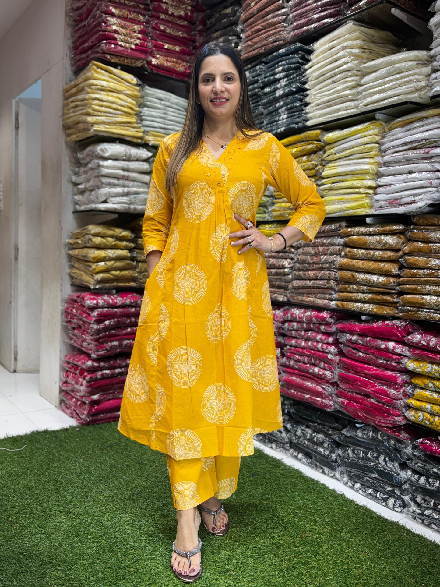 Cotton Yellow 2pc Set