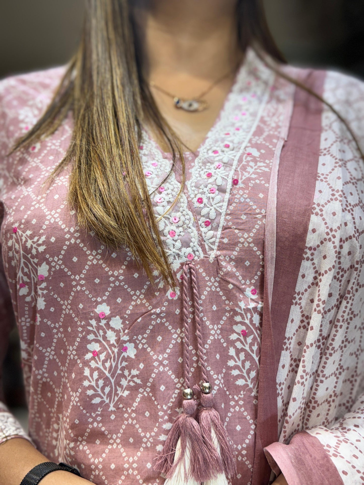 Cotton Nude Pink 3pc Set