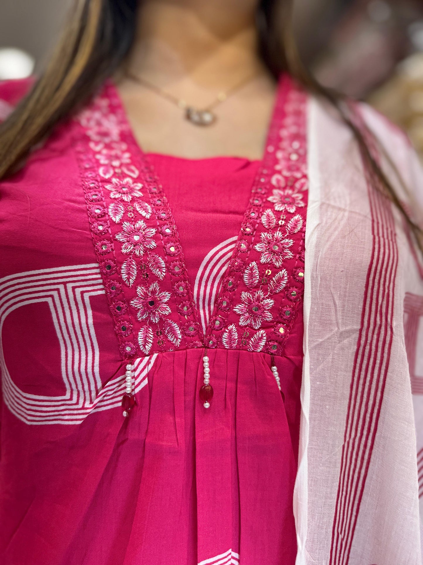 Pure Cotton Pink 3pc Set