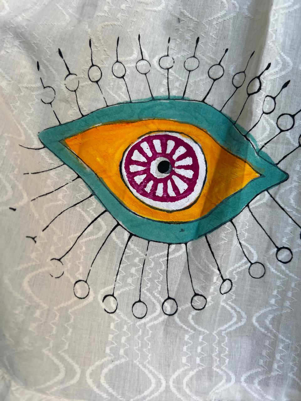 Pure Doby Cotton Off White Midi