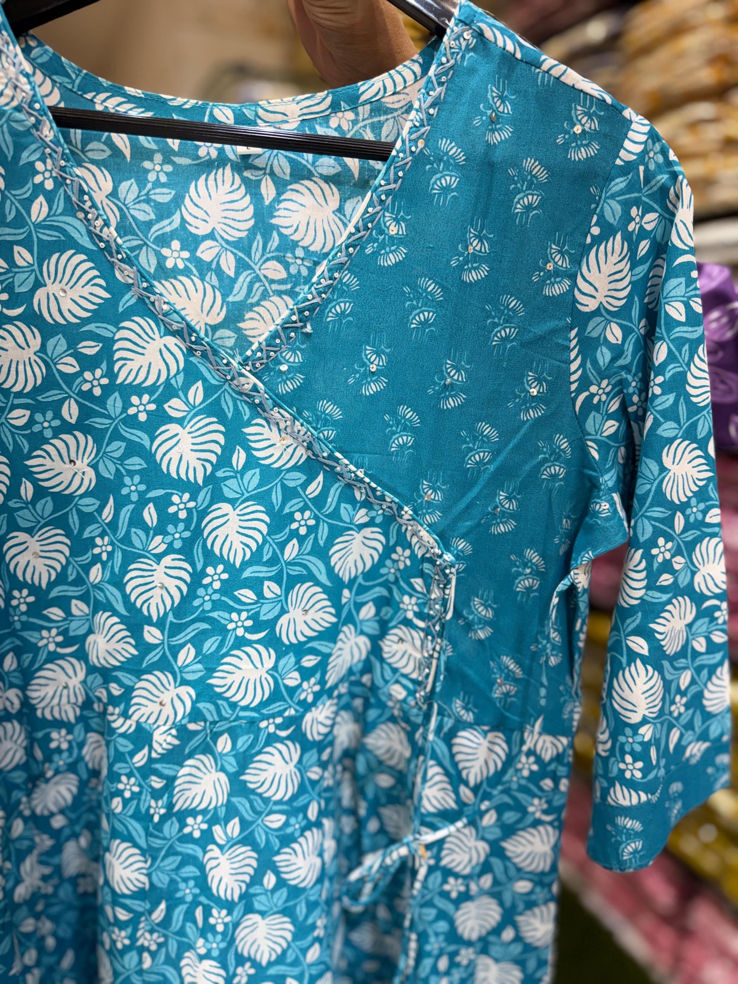 Pure Cotton Firozi Midi