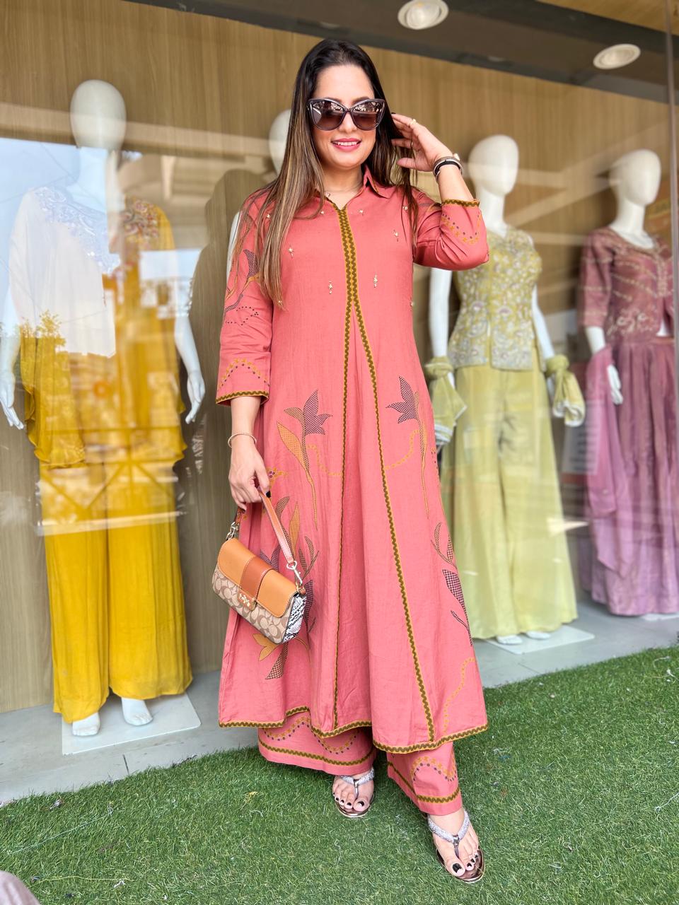 Pure Cotton Rose Pink 2pc Set