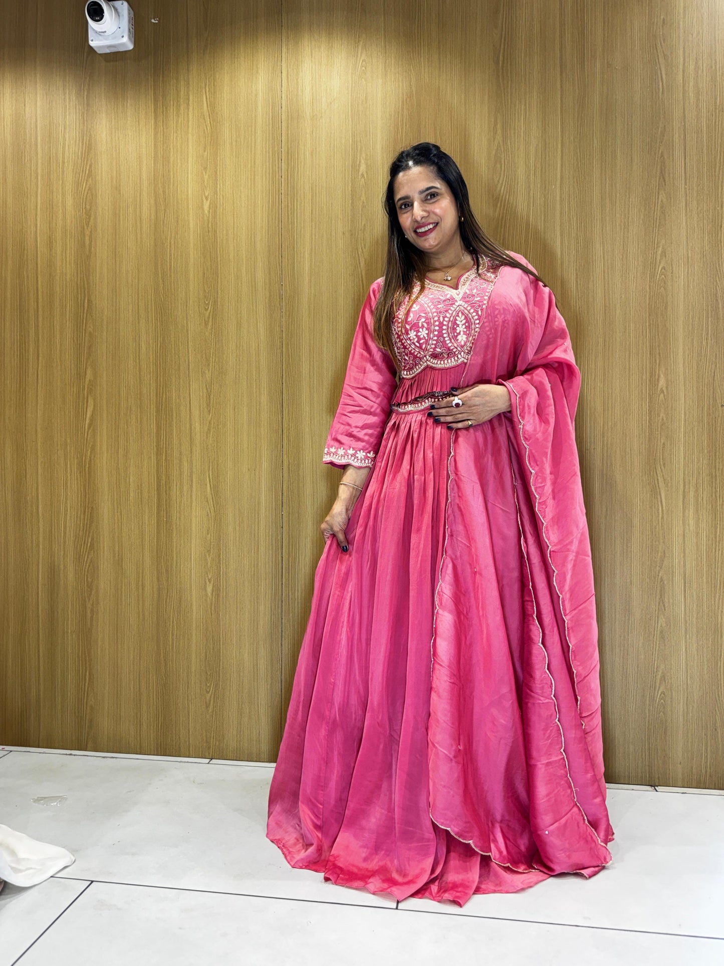 Pure Ho Silk Rose Pink Lahenga
