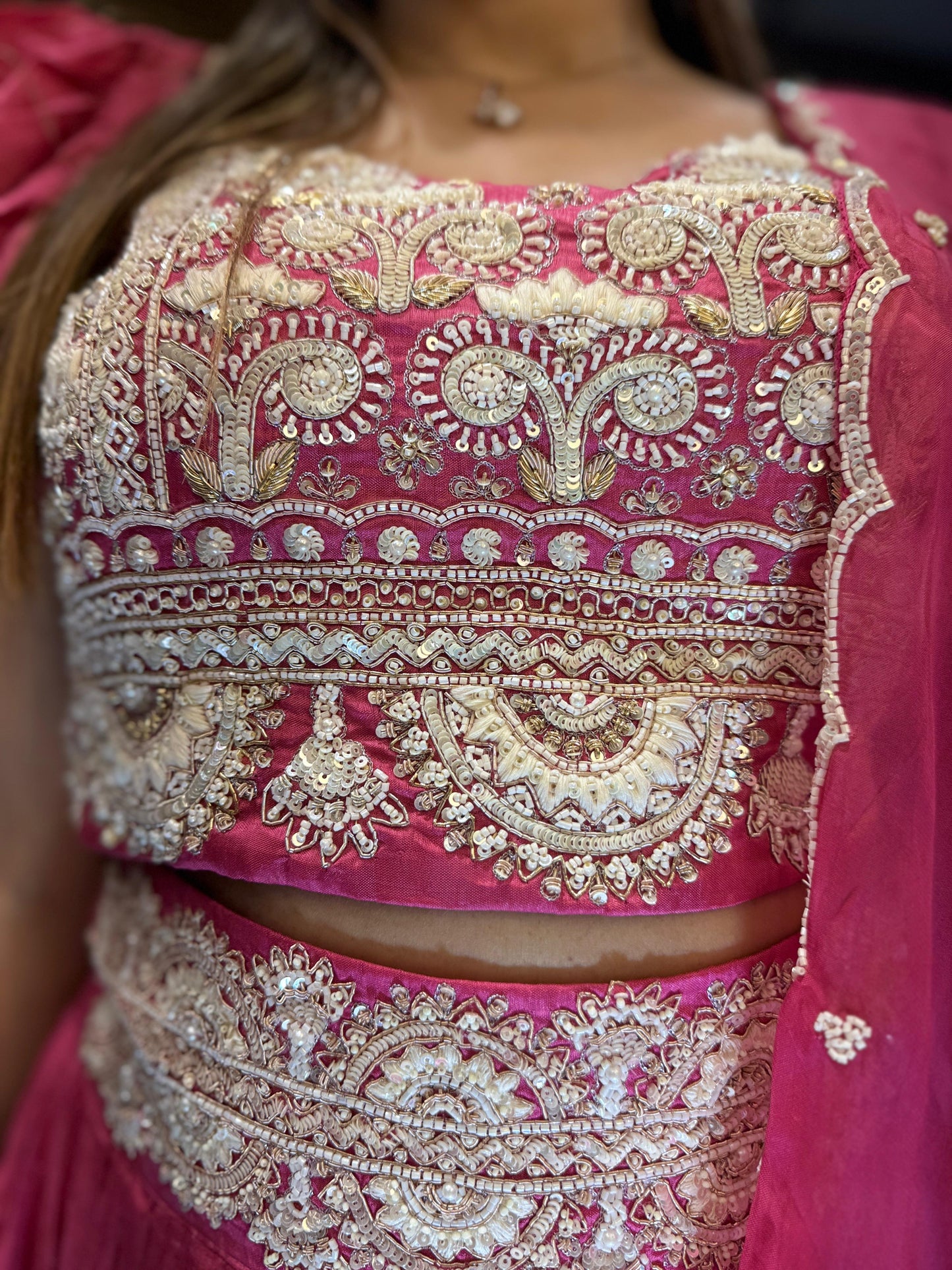 Pure Dola Chinon Pink Raffle Style