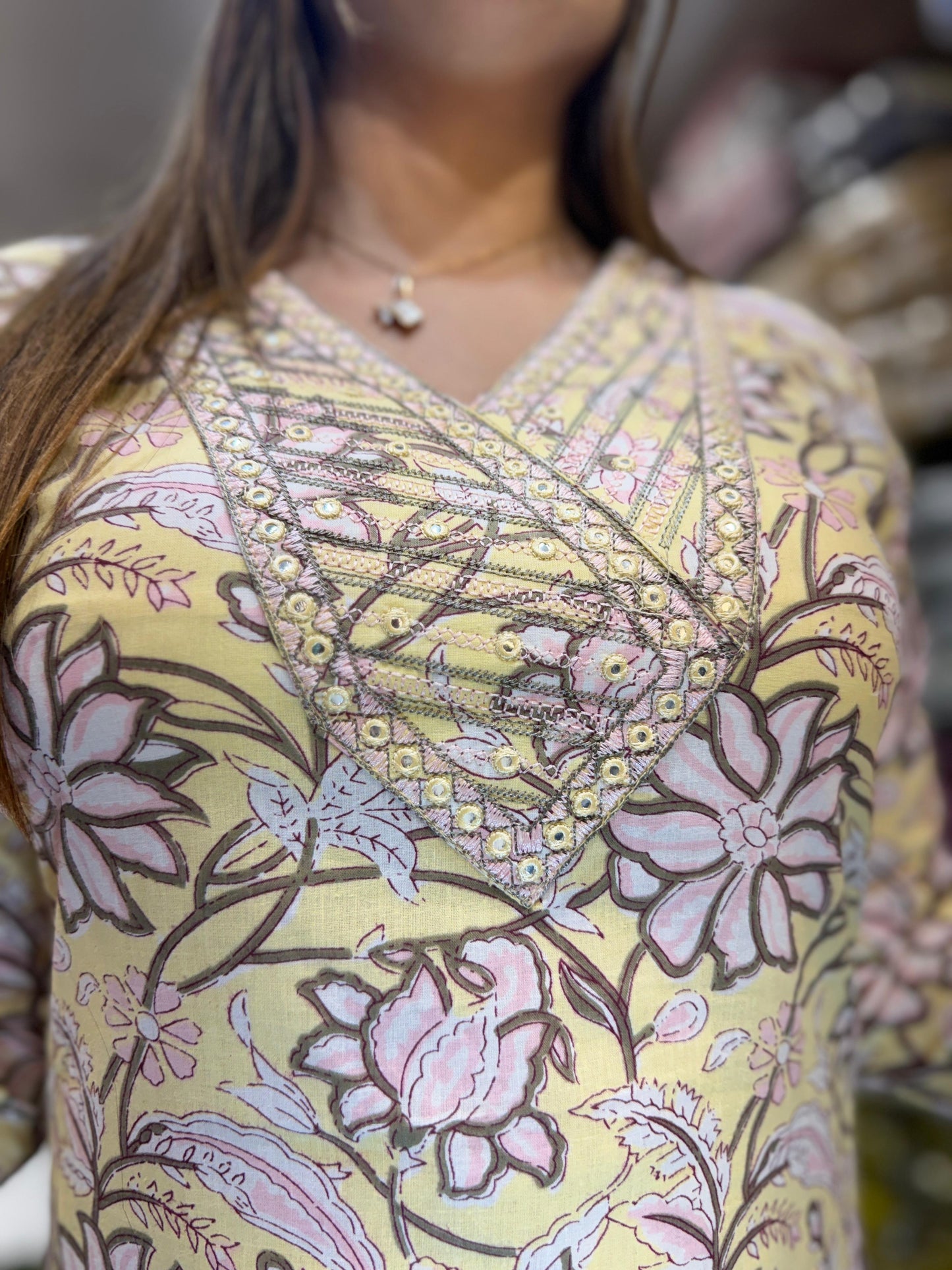 Pure Cotton Light Yellow 3pc Set