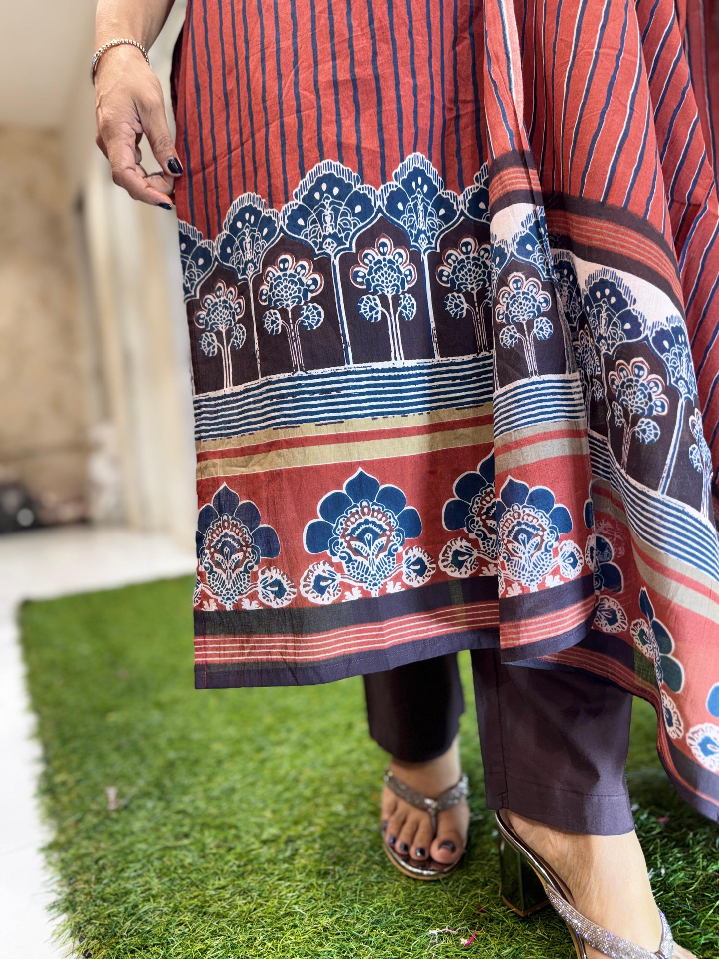 Pure Cotton Red 3pc Set