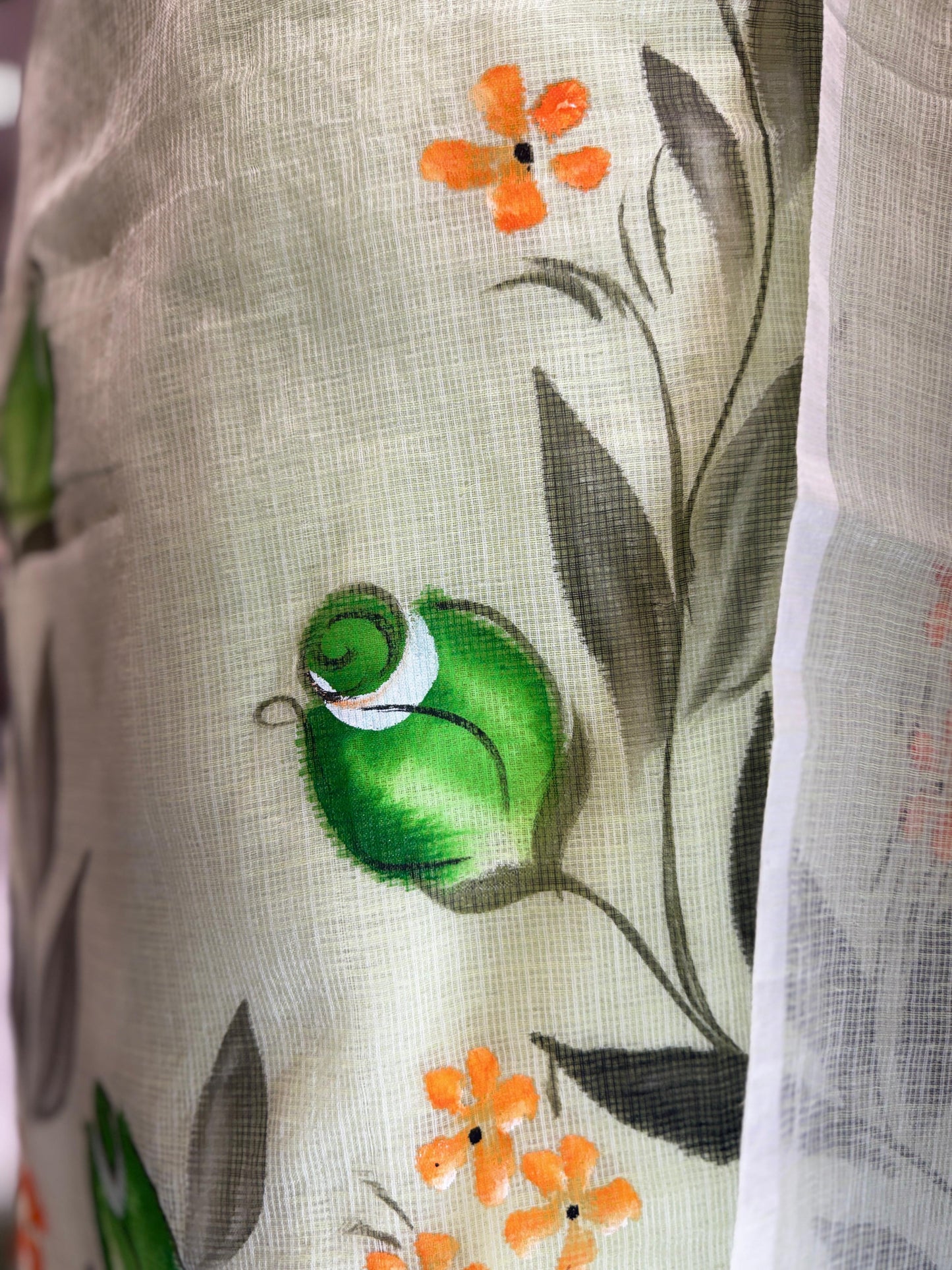 Pure Kota Doria Green 3pc Set