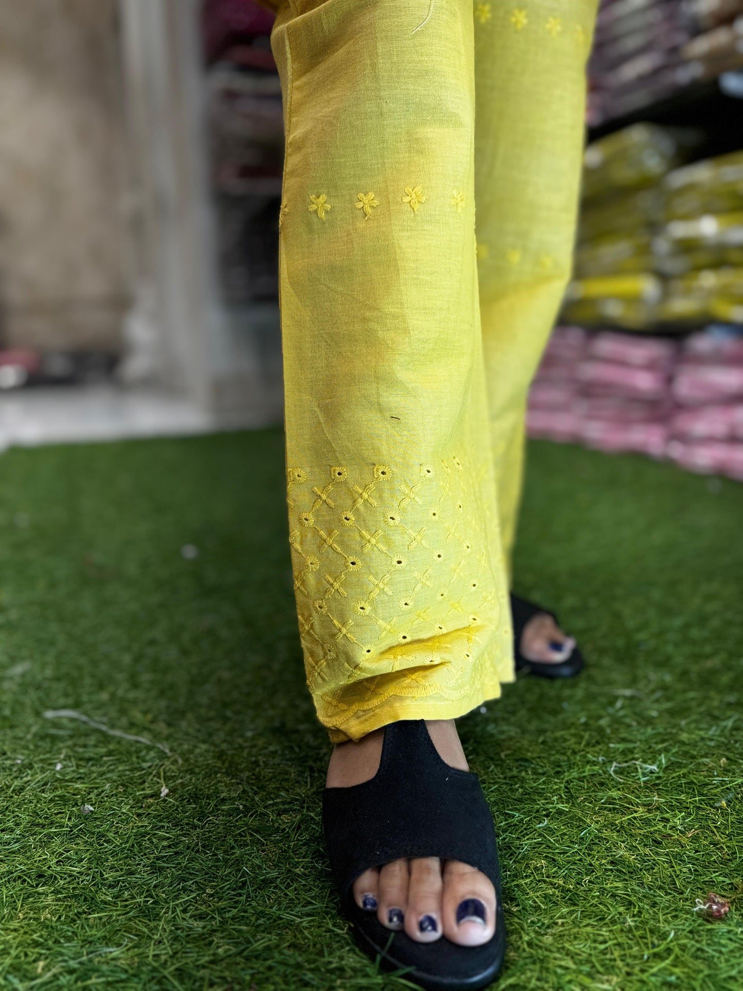 Pure Cotton Light Yellow 2pc Set