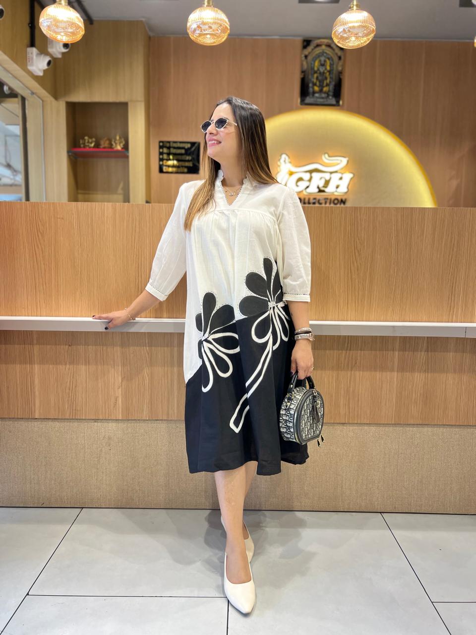 Pure Flex Cotton Off White Midi