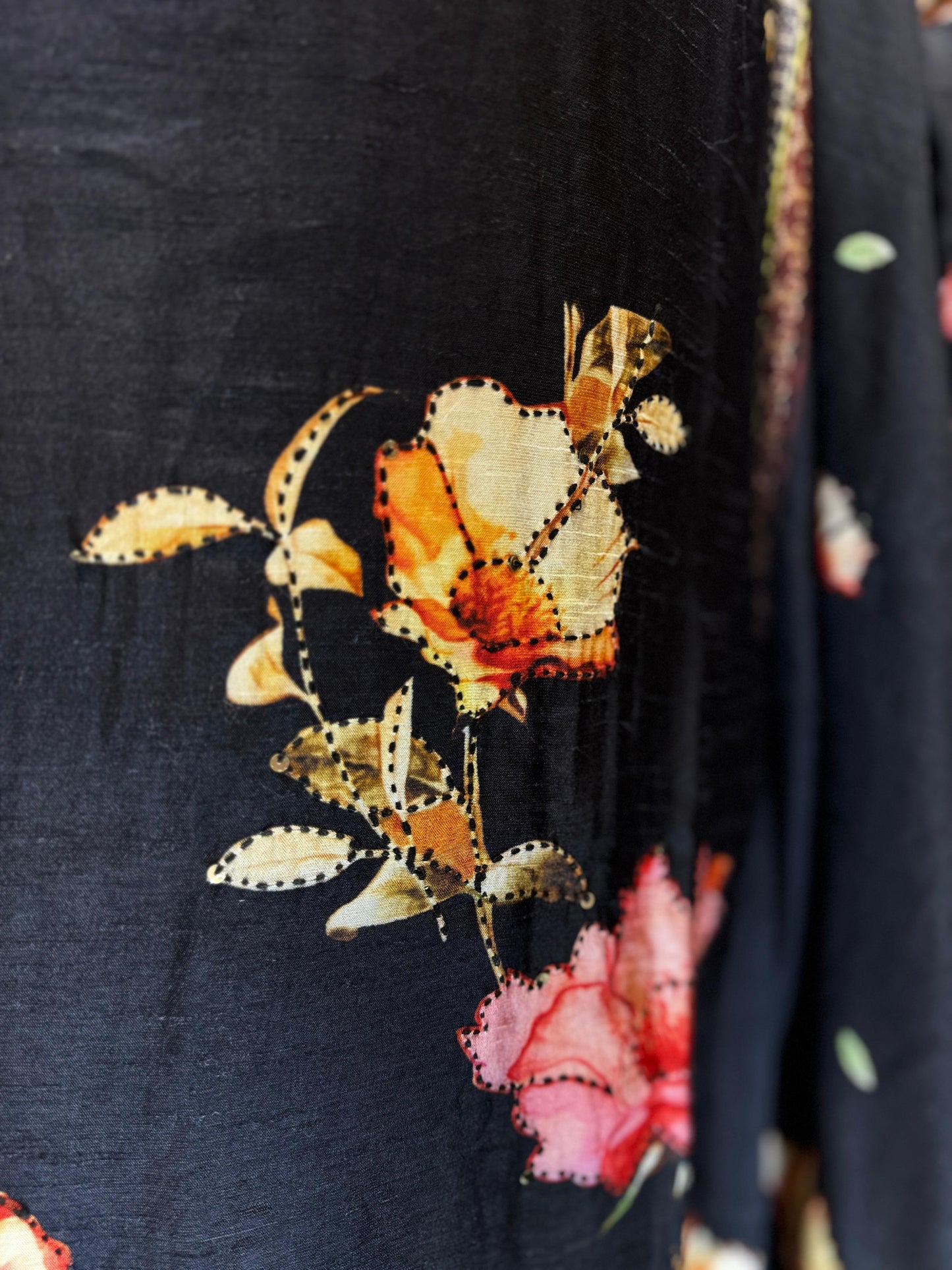 Pure Dola Silk Black 3pc Set