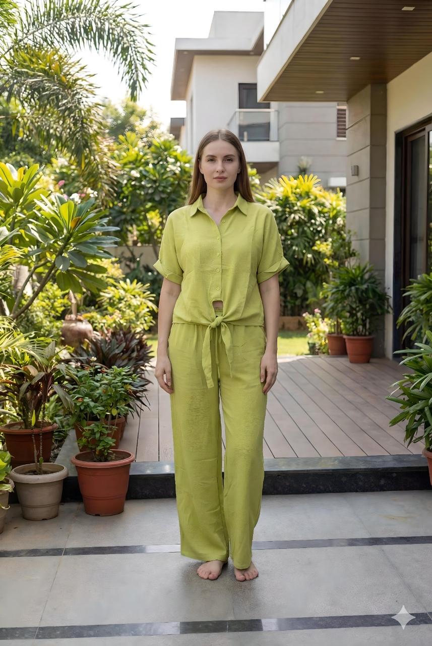 Pure Imported Chatni Green 2pc Set