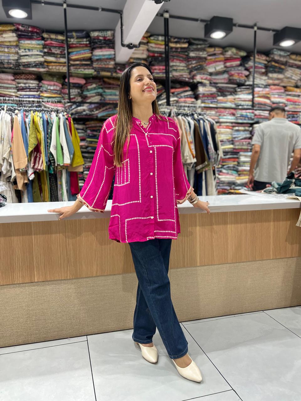 Pure Crep Pink Shirt