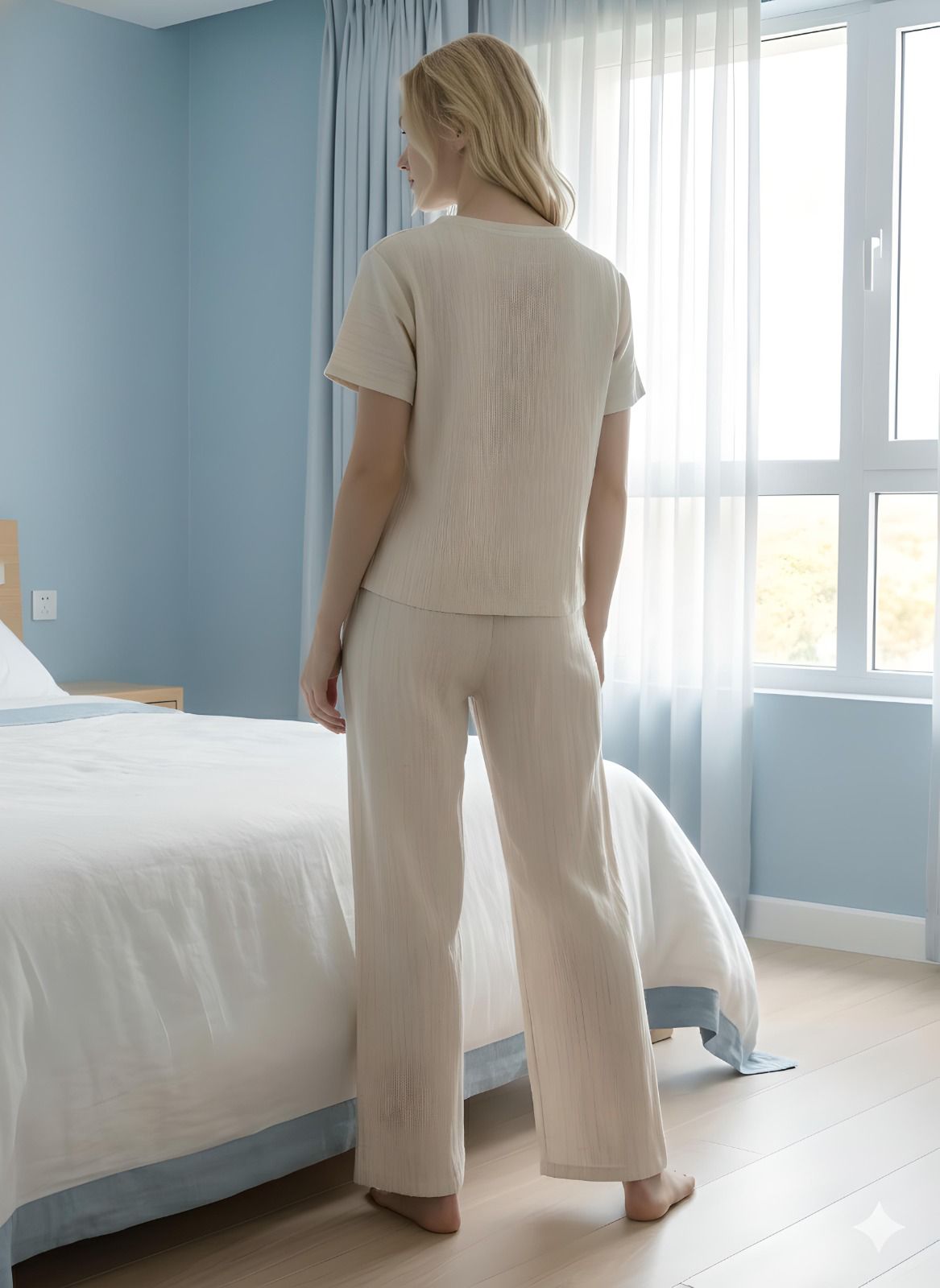 Pure Imported Off White 2pc Set