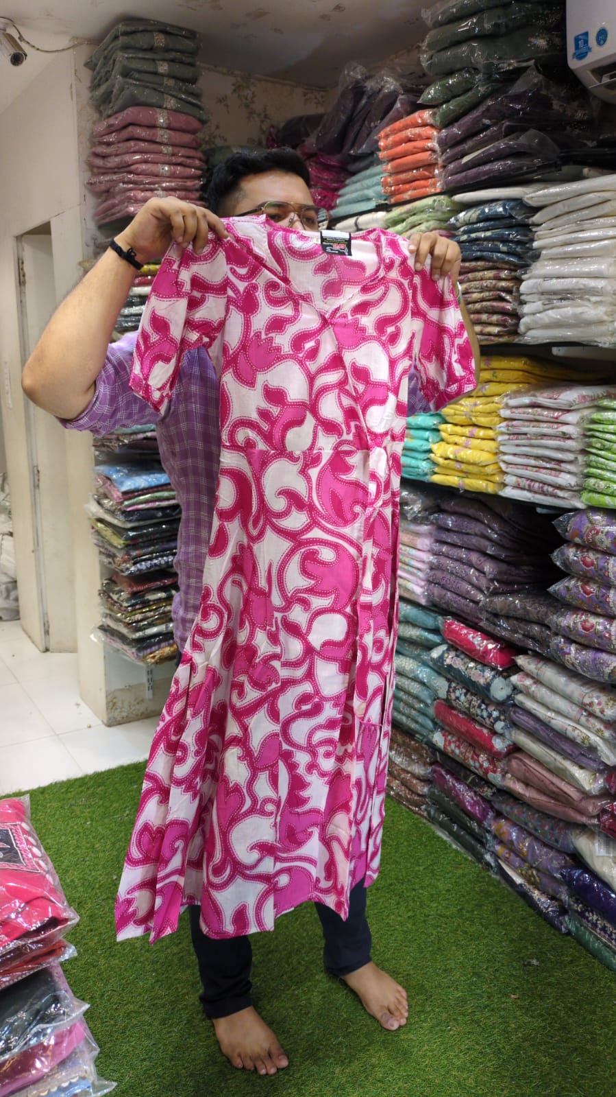 Pure Cotton Pink Midi
