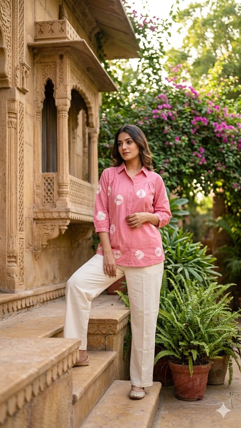 Pure Flex Cotton Pink 2pc Set