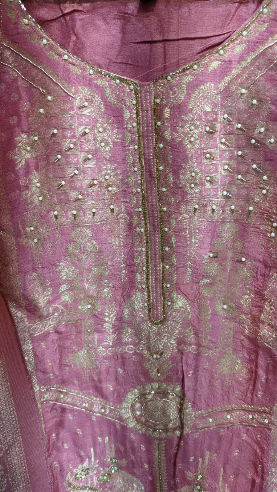 Pure Dola Silk Peach Pink 3pc Set