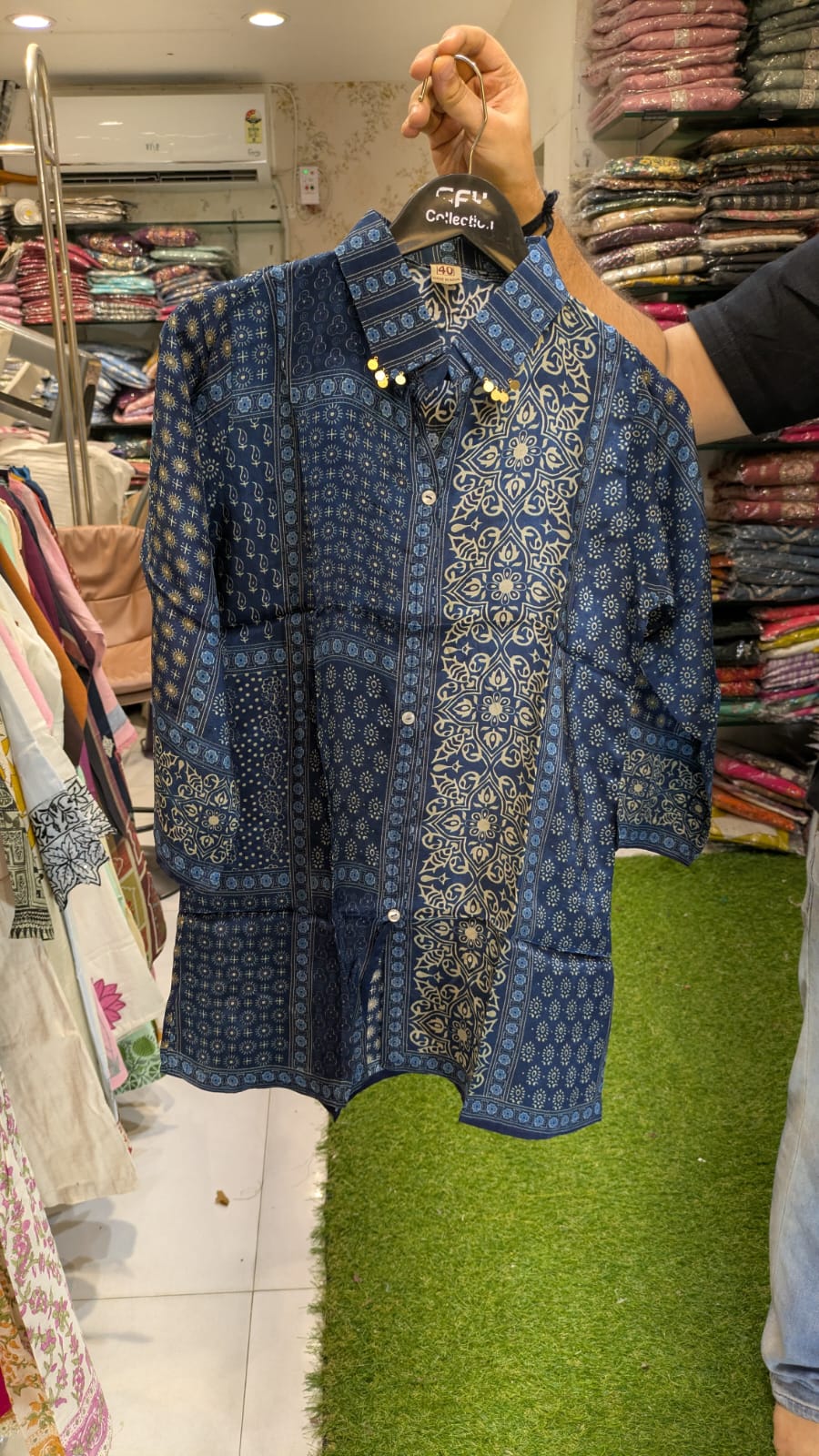 Pure Crep Blue Shirt