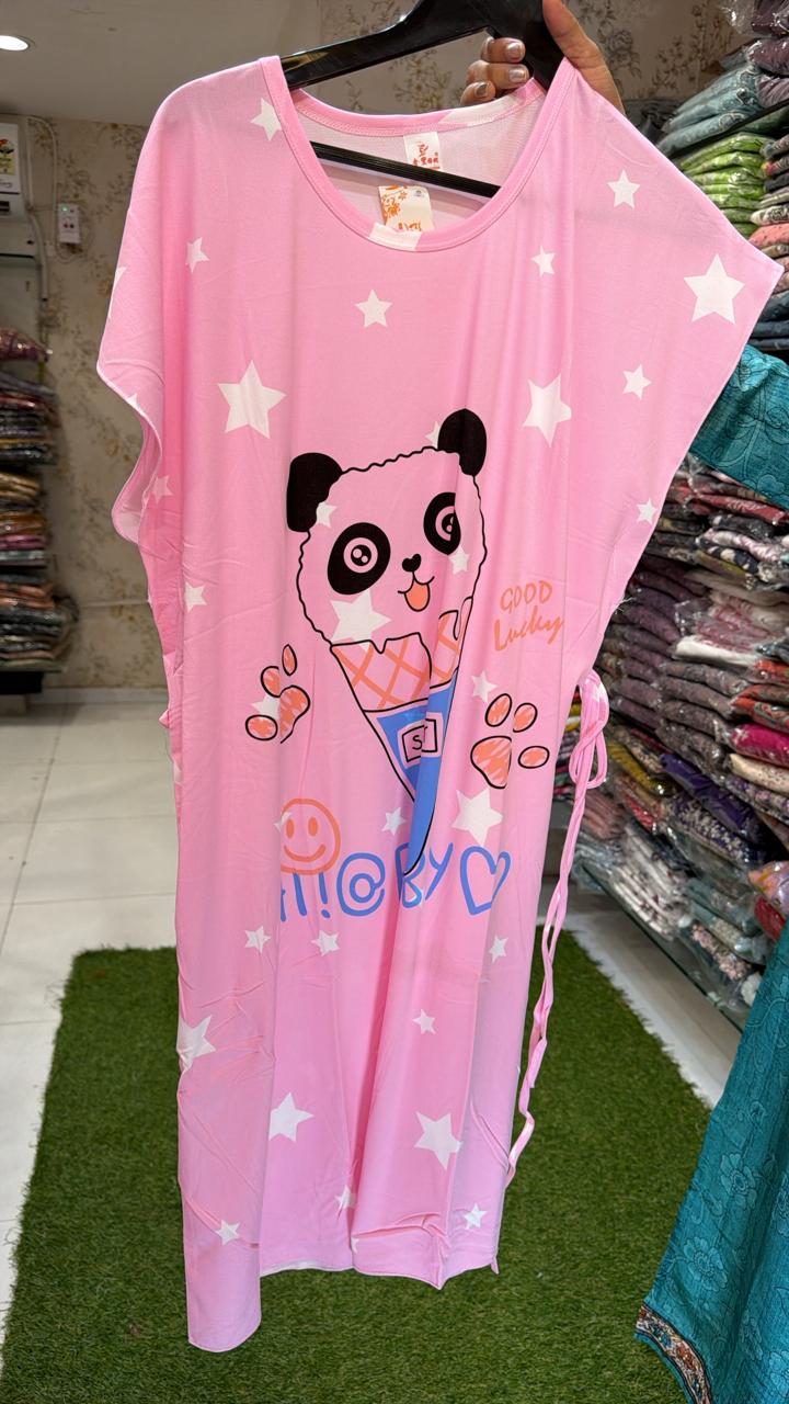 Pure Hoisery Nighty Pink