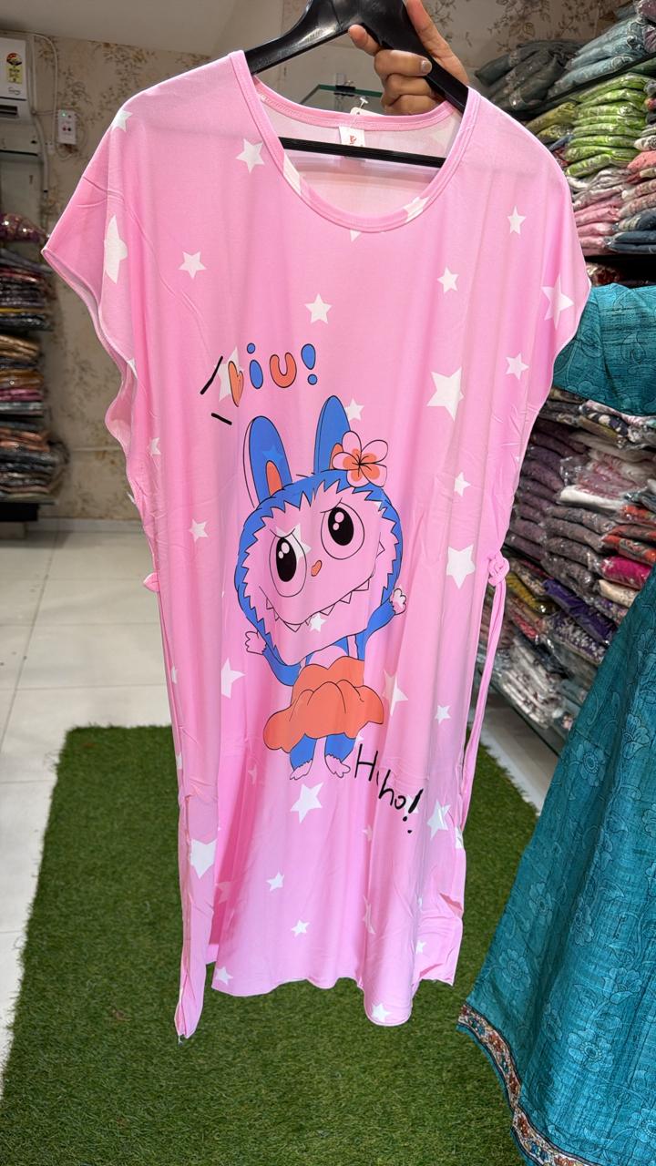 Pure Hoisery Nighty Pink