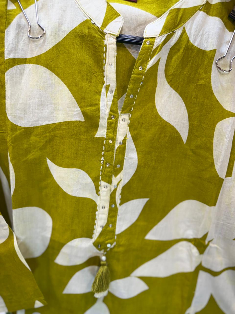 Pure Cotton Chatni Green 2pc Set