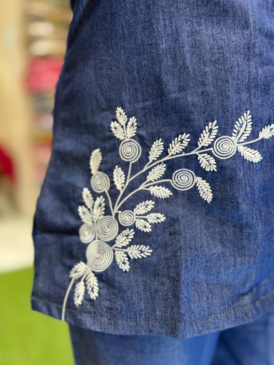Pure Denim Blue 2pc Set