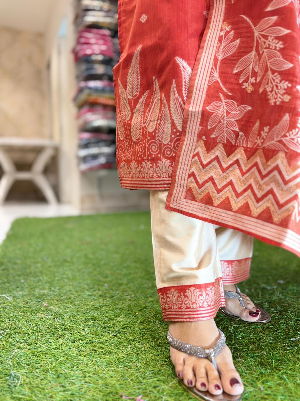 Pure South Silk Orange 3pc Set