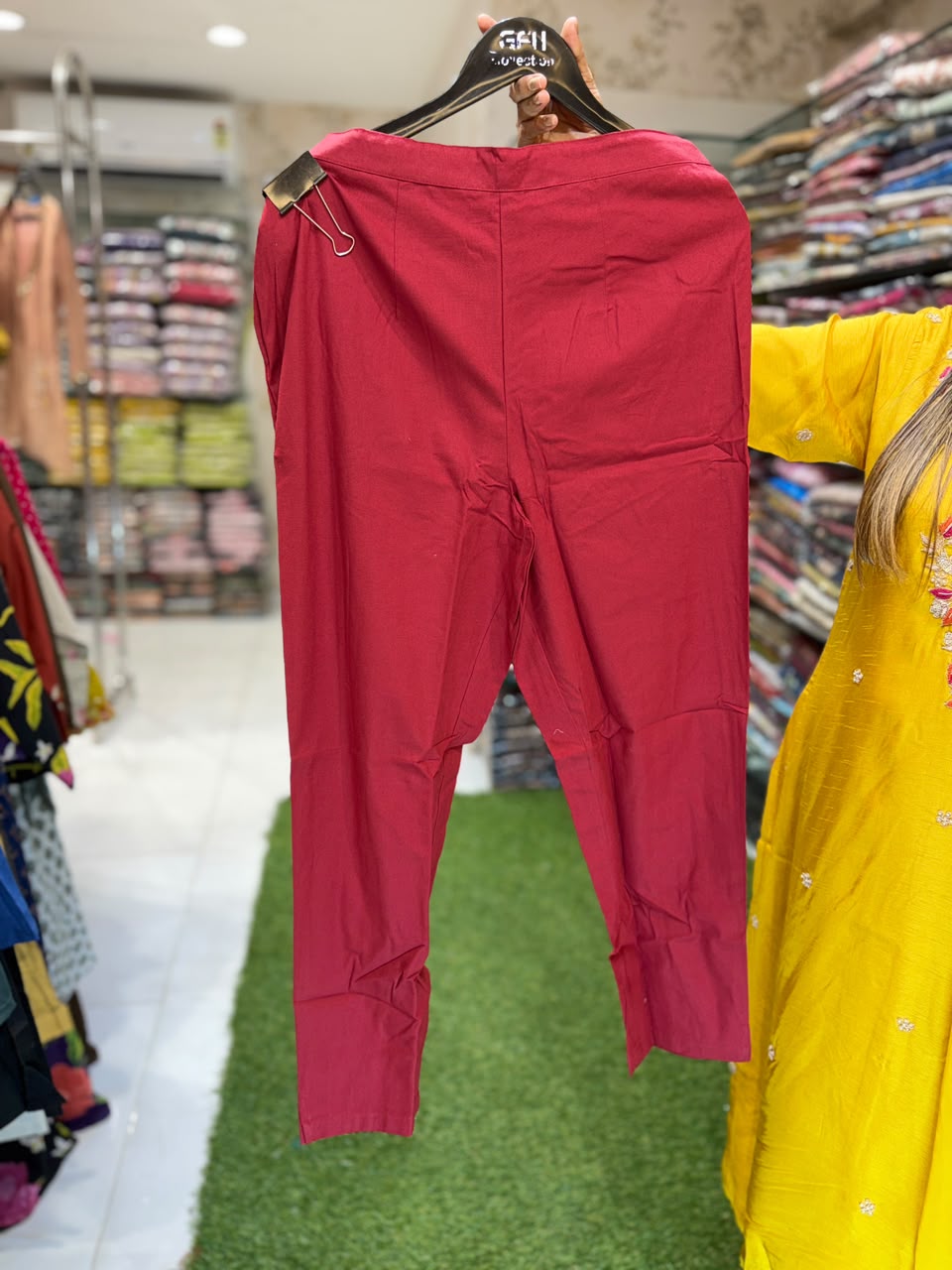Pure Cotton Maroon Bottom