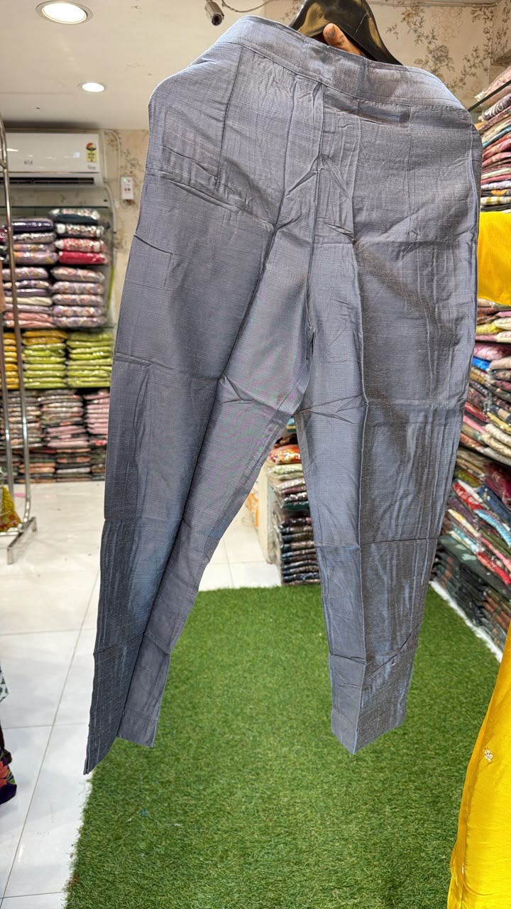 Pure Dhoopian Silk Gray Bottom