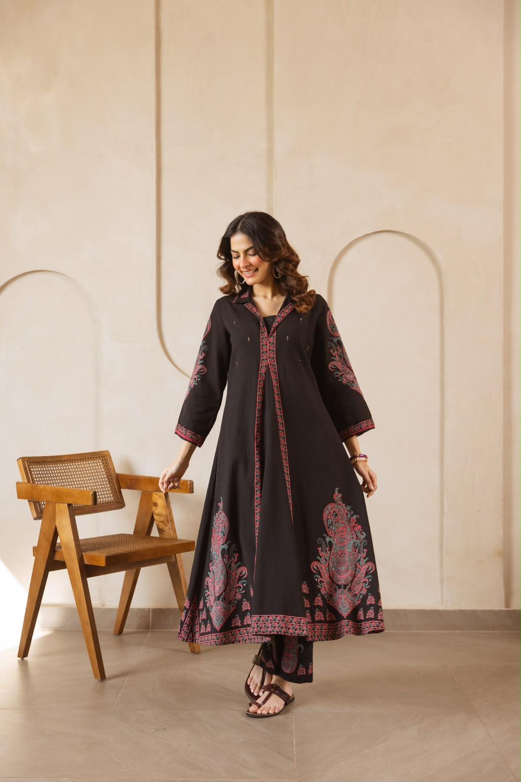 Pure Flex Cotton Black 2pc Set