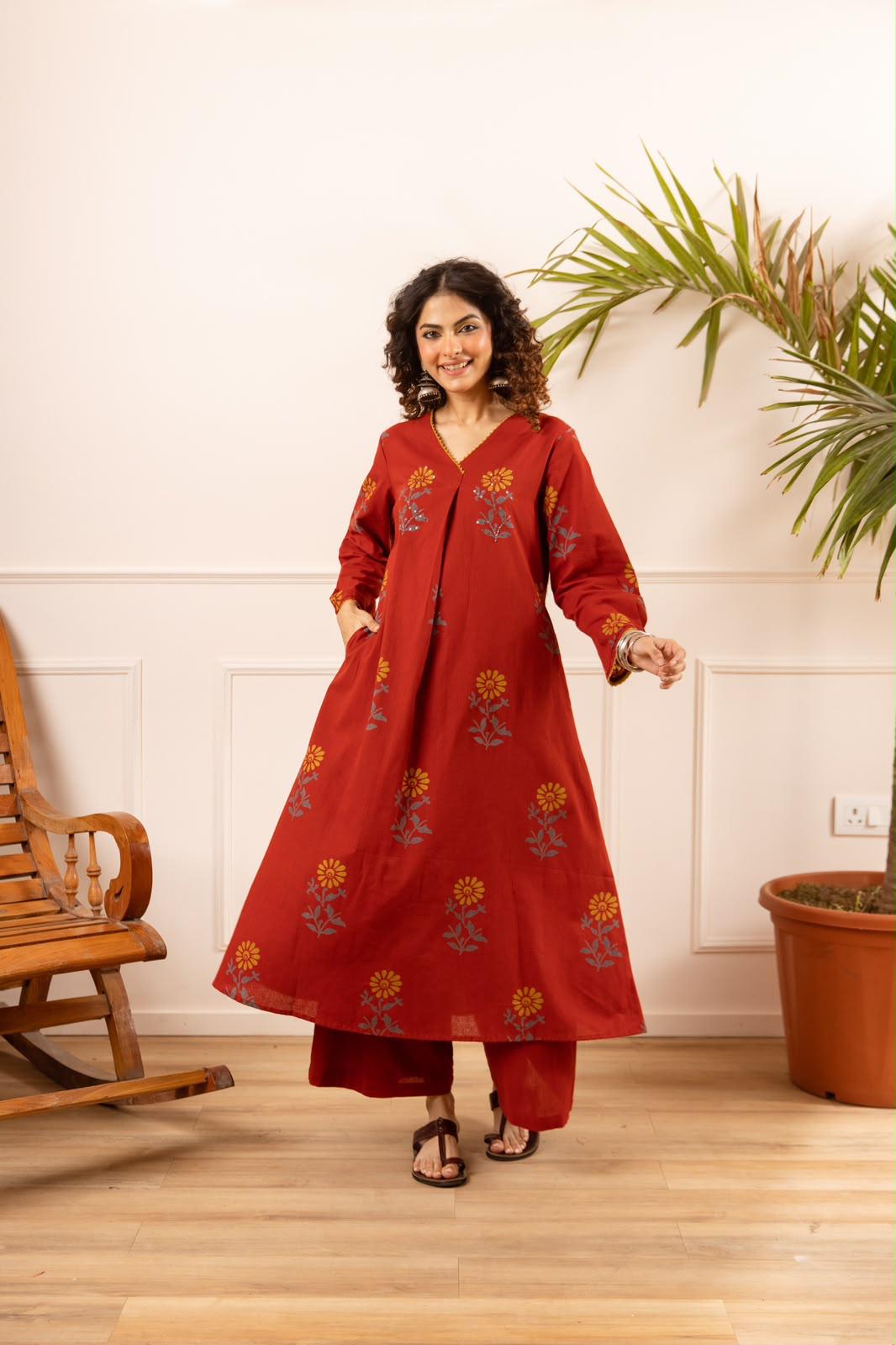 Pure Flex Cotton Rust 2pc Set