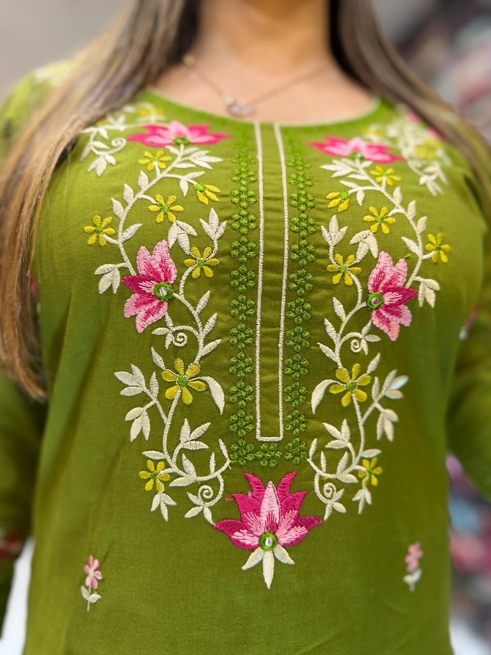 Pure Daabu Cotton Green 3pc Set