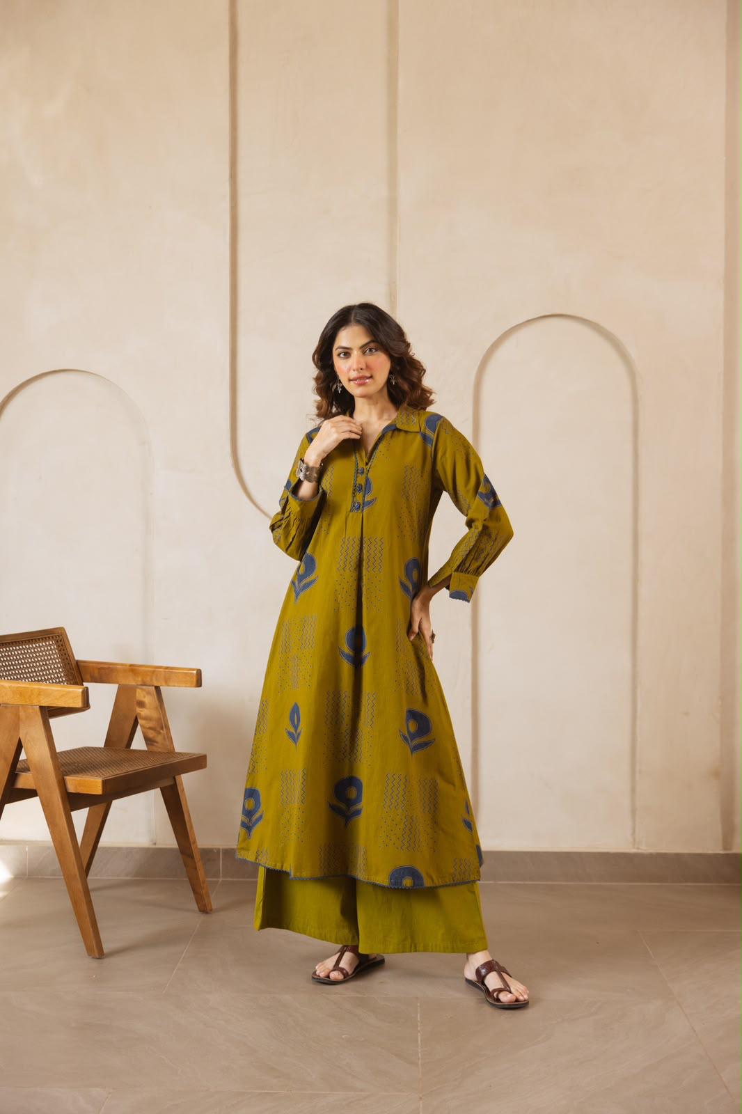 Pure Flex Cotton Green 2pc Set