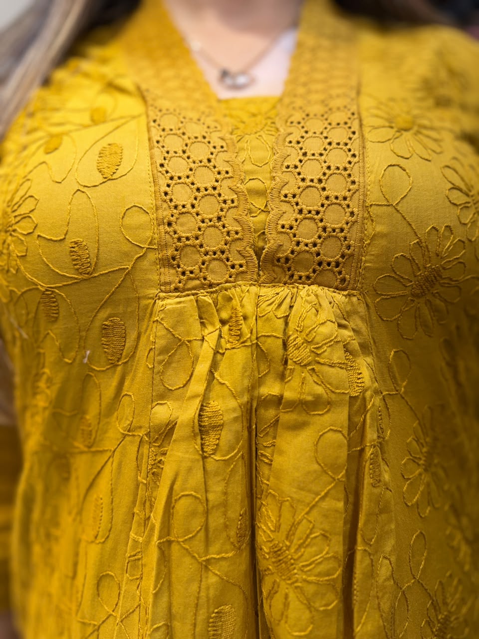 Pure Cotton Mustard Yellow 2pc Set