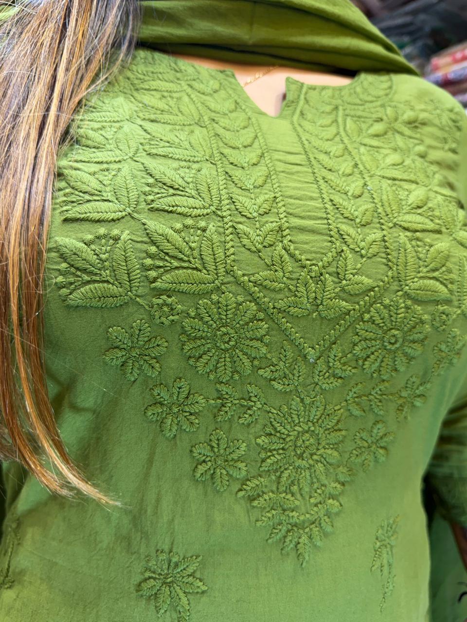 Pure Cotton Green 3pc Set