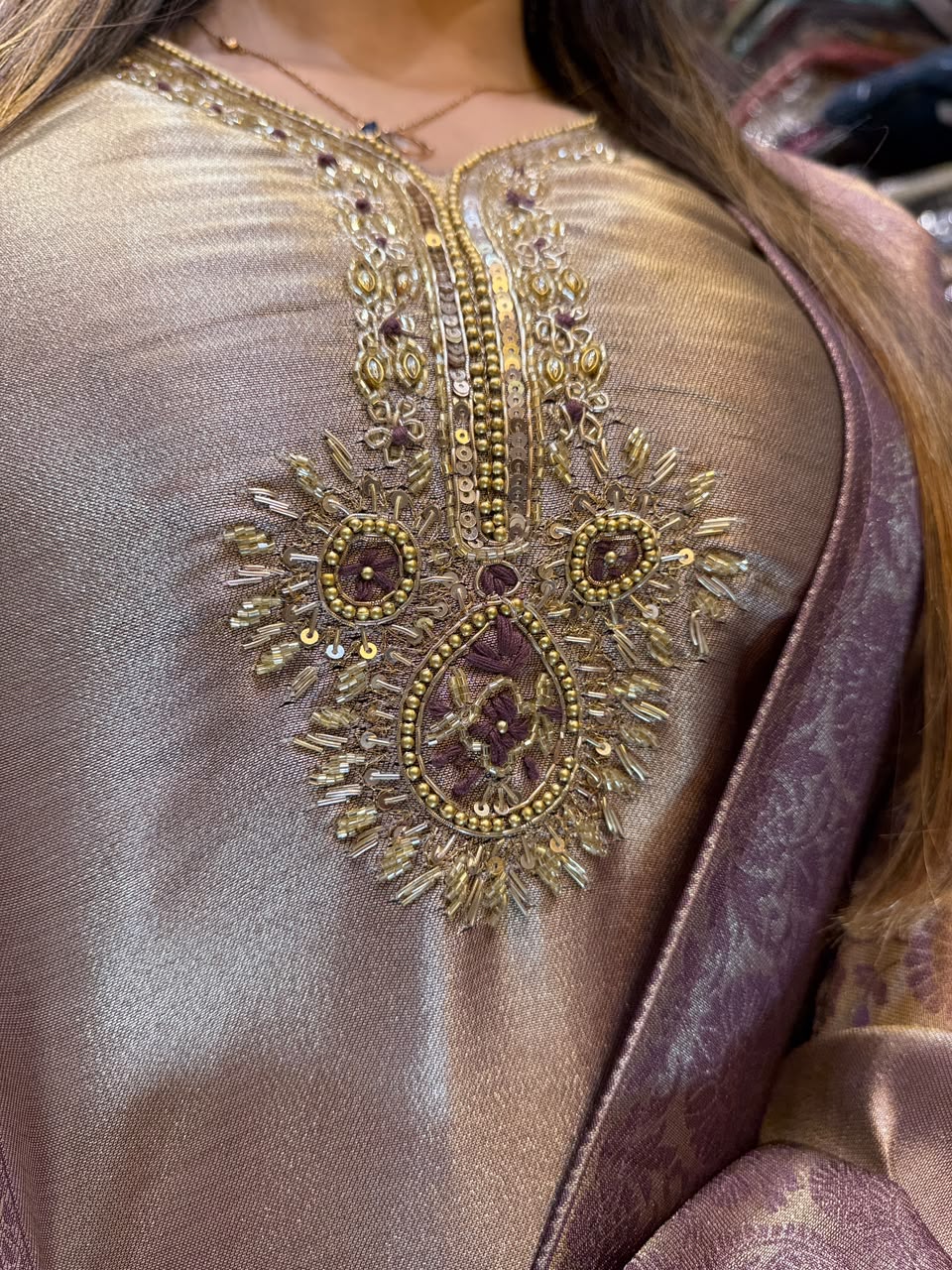 Pure Zeeraf Silk Purple 3pc Set