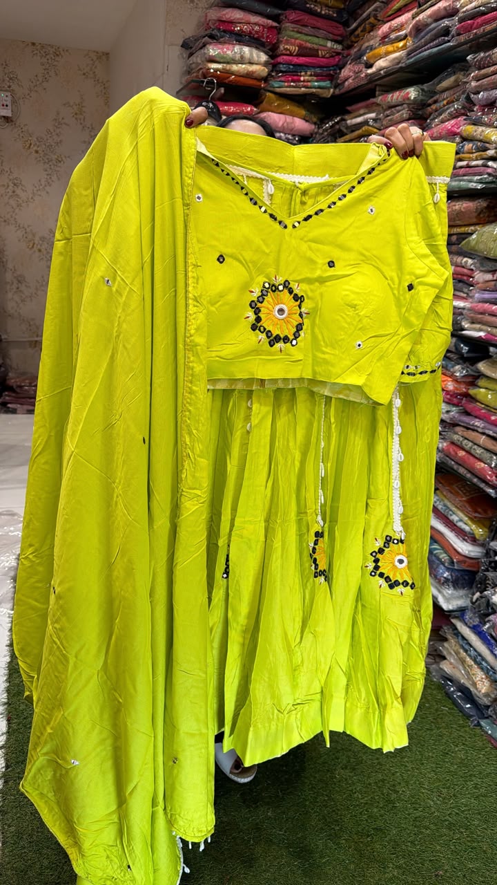 Pure cotton chaniya choli