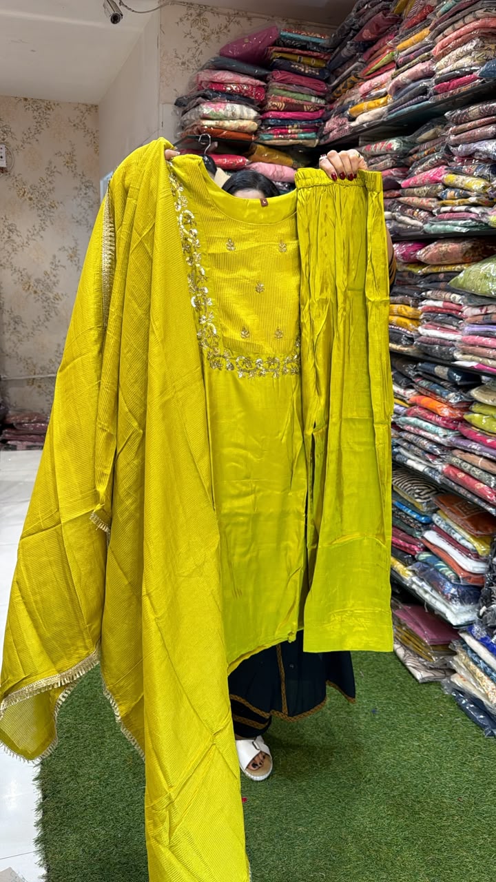 Pure Russian Silk Green 3pc Set